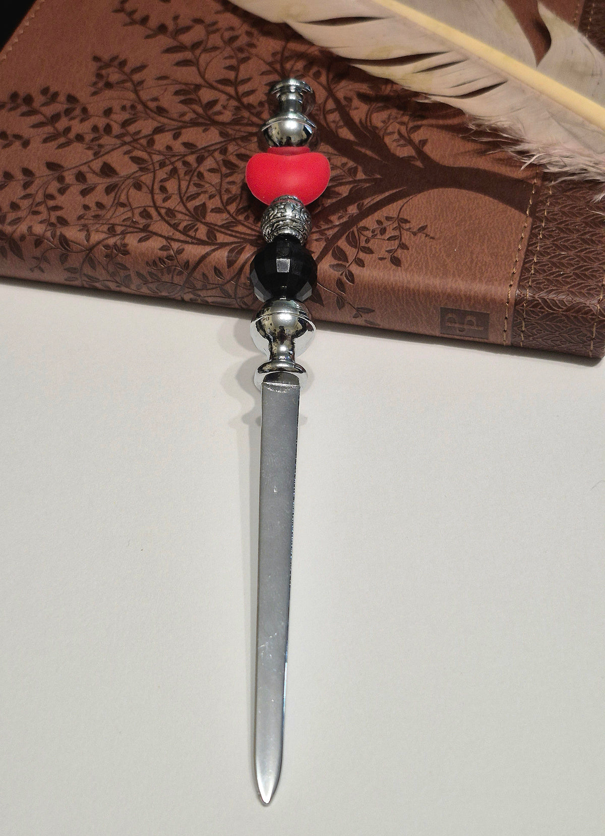 Beaded Letter Opener – Decorative Handcrafted Desk Accessory