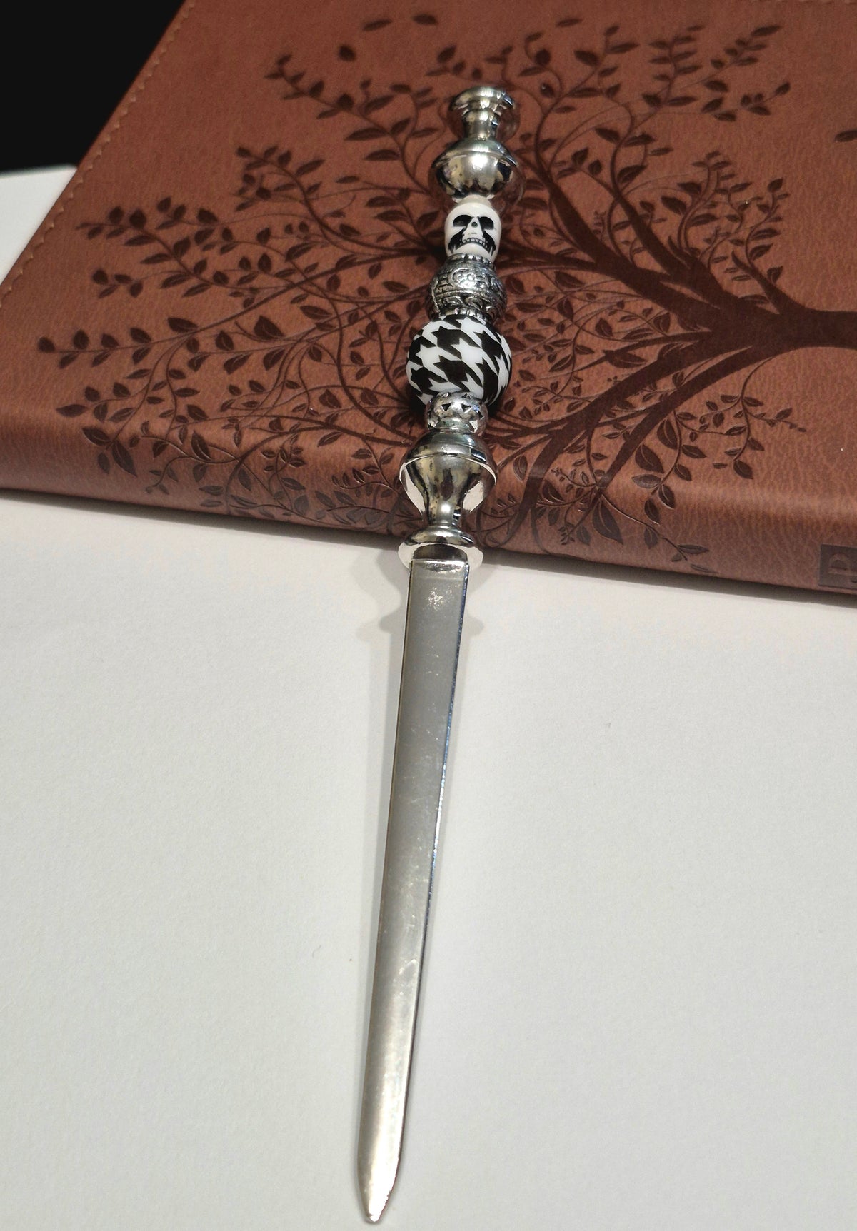 Beaded Letter Opener – Decorative Handcrafted Desk Accessory