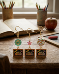 Back to School Charm Earrings for Teachers