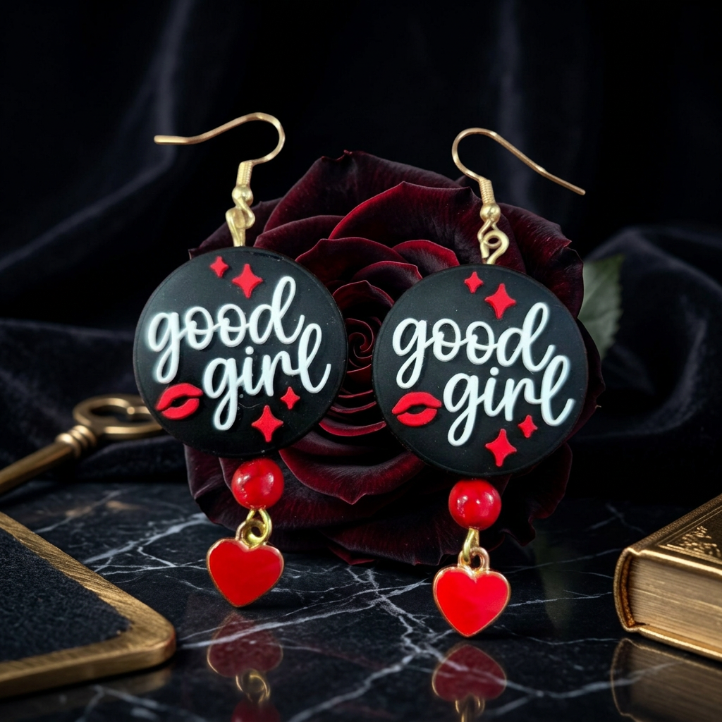 Good Girl Silicone Earrings